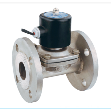 2WBF fluid stainless steel solenoid valves with flange connection